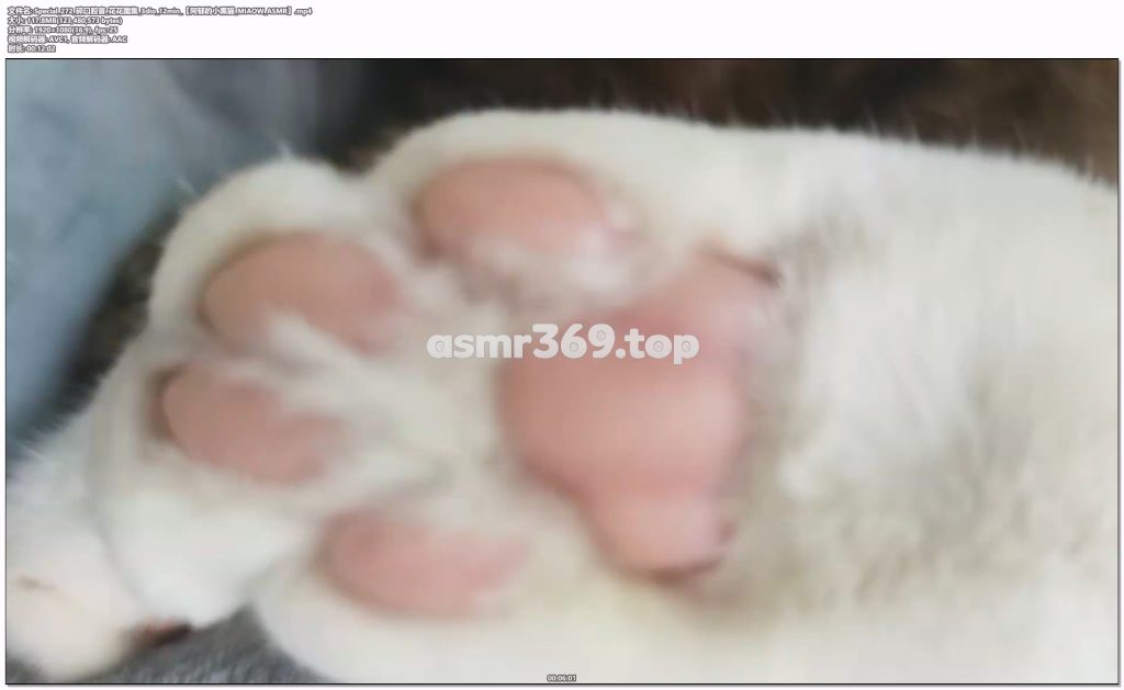 Special_272_碎口腔音花花图集_3dio_12min【阿郁的小黑猫_MIAOW_ASMR】.mp4-ASMR资源阁