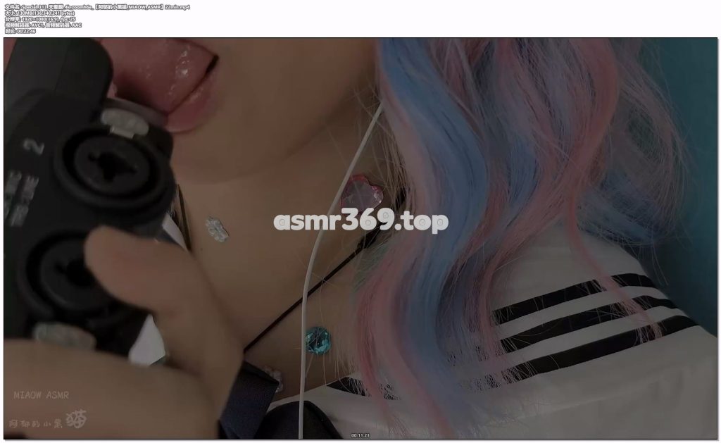 Special_313_天麦膜4k_zoomh6e【阿郁的小黑猫_MIAOW_ASMR】22min.mp4-ASMR资源阁