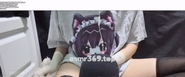 安思尔手套 黑色过膝袜 黑皮鞋触发.mp4-ASMR资源阁